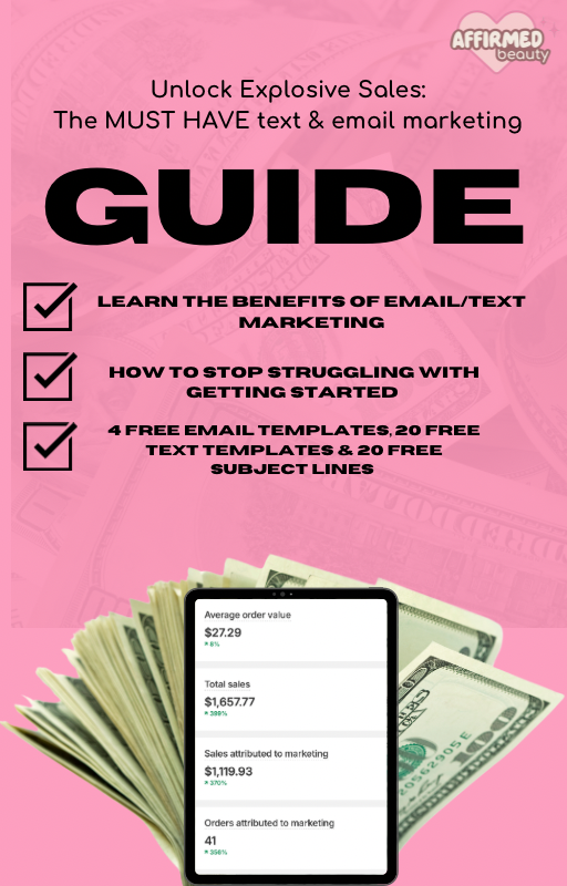 Unlock Explosive Sales: The MUST HAVE text and email marketing guide