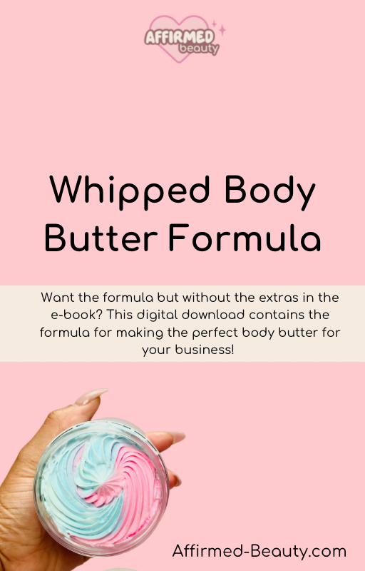 Whipped Body Butter Formula Only